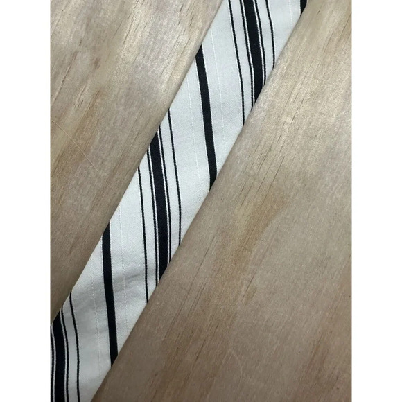 Vintage Lauren Ralph Lauren Fabric Belt with Silver Buckles 34” Blue & White - Picture 5 of 6